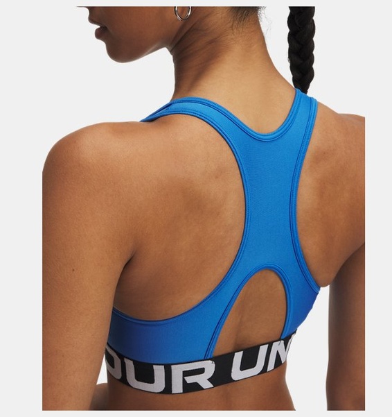 Mavi Kadın UA HG Mid Branded Spor Sütyeni
