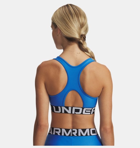 Mavi Kadın UA HG Mid Branded Spor Sütyeni