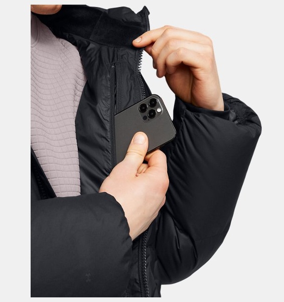 Siyah Erkek UA Limitless Down Puffer Mont