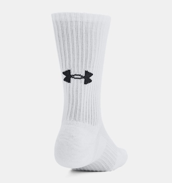 Beyaz Unisex UA Tc 3'lü Paket Crew Çorap