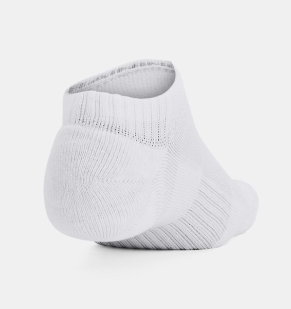 Beyaz Unisex UA Tc 3'lü Paket No Show Çorap