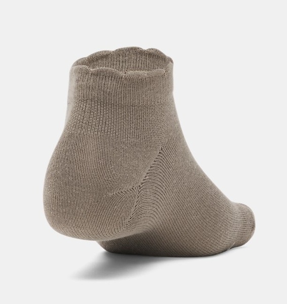 Kahverengi Unisex UA Essential 6'lı Paket Low Cut Çorap