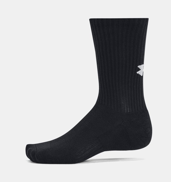 Siyah Unisex UA Tc 3'lü Paket Crew Çorap