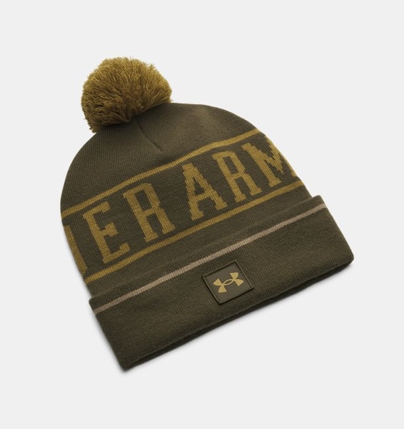 Yeşil Erkek UA Halftime Pom Bere