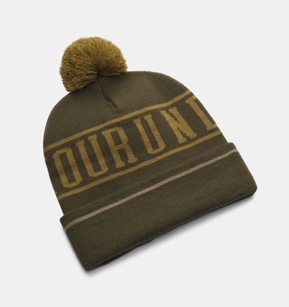 Yeşil Erkek UA Halftime Pom Bere