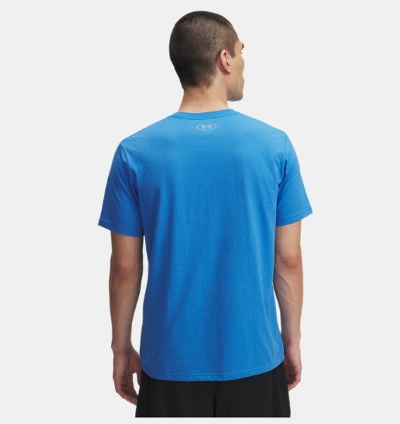 Mavi Erkek UA Boxed Sports Updated Kısa Kollu T-shirt