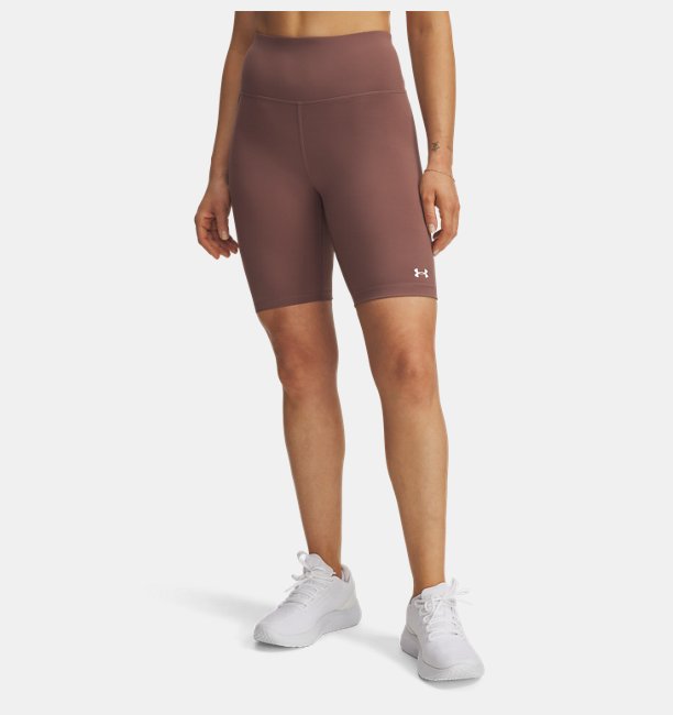 Kadın UA Motion Bike Kısa Tayt Kahverengi
