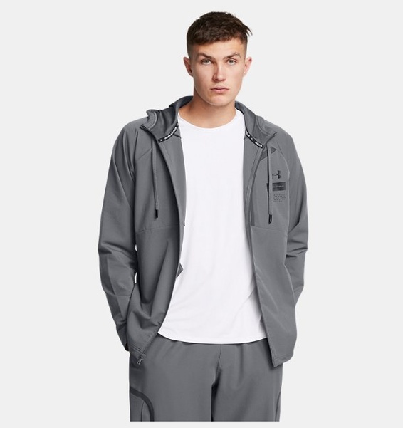 Gri Erkek Sportswear Woven Ceket