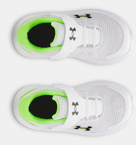 Beyaz Erkek Bebek UA Surge 4 AC Koşu Ayakkabısı