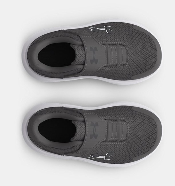 Gri Erkek Bebek UA Surge 4 AC Koşu Ayakkabısı