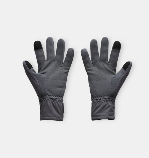 Gri Erkek UA Storm Fleece Eldiven