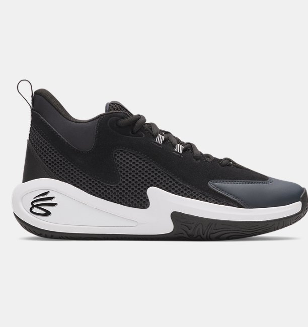 Erkek UA Curry 3Z 25 Suede Basketbol Ayakkabısı Siyah