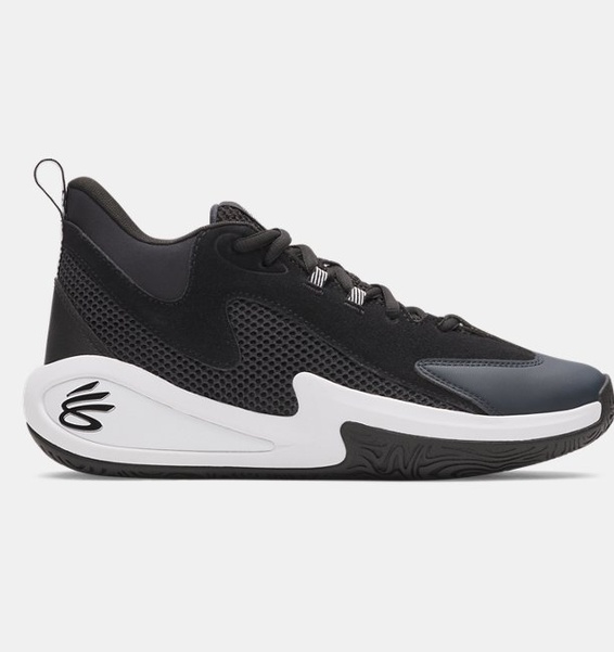 Siyah Erkek UA Curry 3Z 25 Suede Basketbol Ayakkabısı