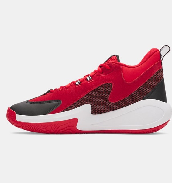 Kırmızı Erkek UA Curry 3Z 25 Suede Basketbol Ayakkabısı