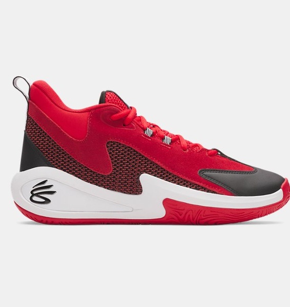 Kırmızı Erkek UA Curry 3Z 25 Suede Basketbol Ayakkabısı