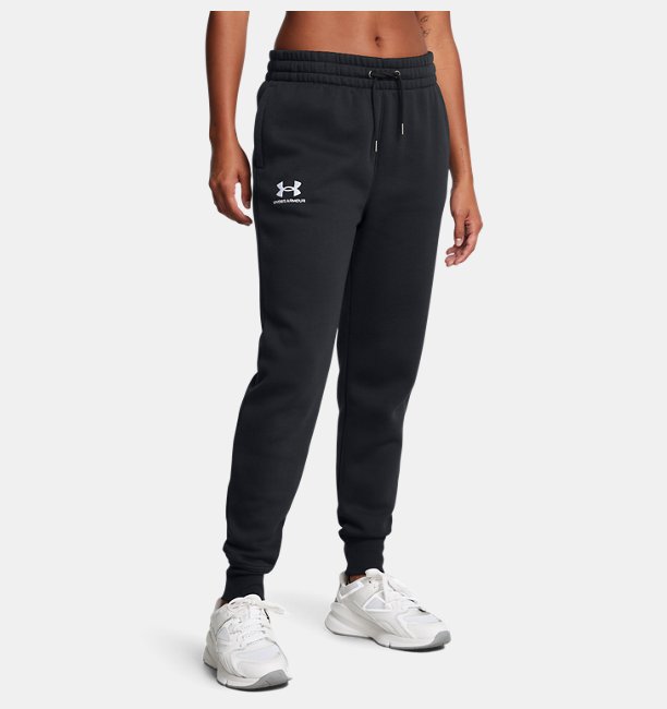 Kadın UA Icon Fleece Eşofman Altı Siyah