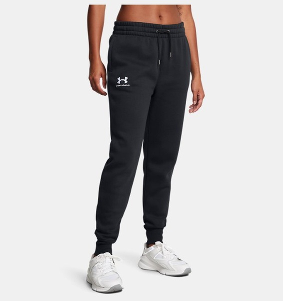 Siyah Kadın UA Icon Fleece Eşofman Altı