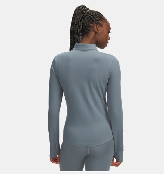 Mavi Kadın UA Motion 1/2 Fermuarlı Emea Uzun Kollu T-shirt