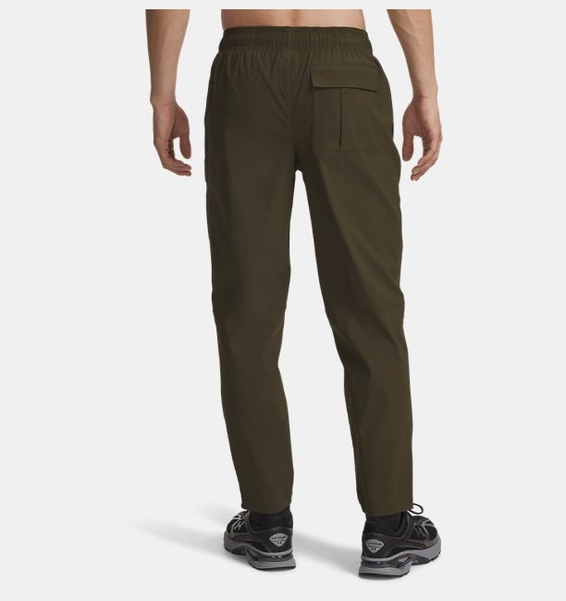 Yeşil Erkek UA Unstpble Woven Tx Taper Eşofman Altı