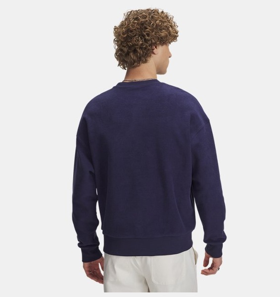 Mavi Erkek UA Icon Rev Terry Crew Sweatshirt