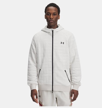 Erkek UA Unstoppable Fleece TXTR Fermuarlı Ceket