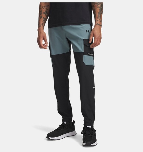 Siyah Erkek UA Tech Utility Woven Eşofman Altı