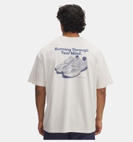 Erkek UA Heavyweight Running Shoe Oversize Kısa Kollu T-Shirt