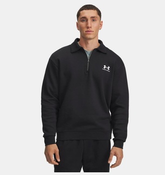 Erkek UA Icon Fleece Collar 1/4 Fermuarlı Sweatshirt