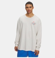 Erkek UA Heavyweight Modern Sport Oversize Uzun Kollu T-Shirt