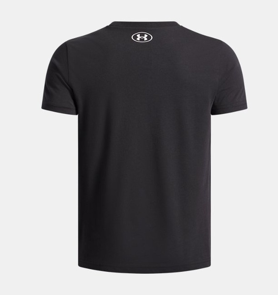 Siyah Erkek Çocuk UA Overlay Kısa Kollu T-Shirt