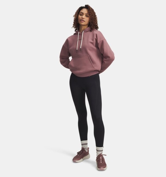 Kahverengi Kadın UA Project Rock Icon Kapüşonlu Sweatshirt