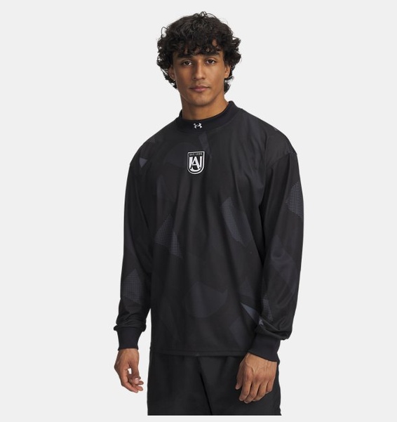 Siyah Erkek UA 96 Terrace Goalie Jersey Sweatshirt