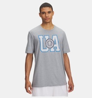 Erkek UA College Crest Logo Kısa Kollu T-Shirt