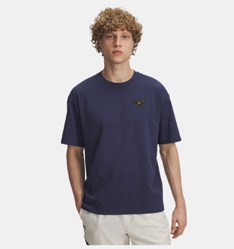 Erkek UA Heavyweight Woven Label Kısa Kollu T-Shirt