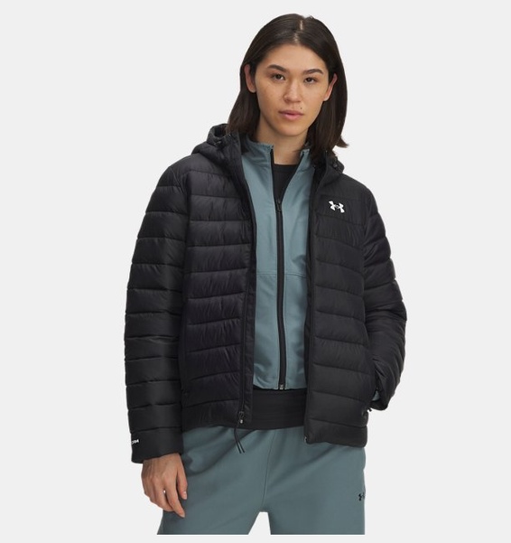 Siyah Kadın UA Sportswear Insulated Mont