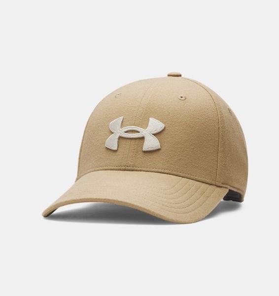 Kahverengi Erkek UA Blitzing Low Brushed Ayarlanabilir Şapka