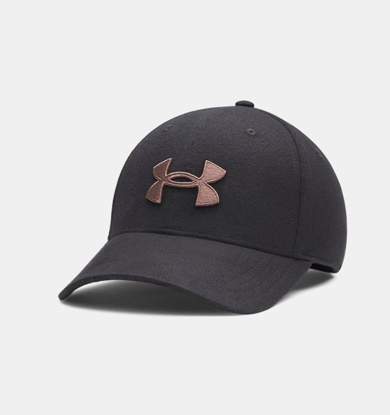 Siyah Erkek UA Blitzing Low Brushed Ayarlanabilir Şapka