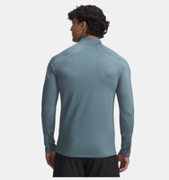 Erkek UA Cold Weather Grid Mock Uzun Kollu T-Shirt