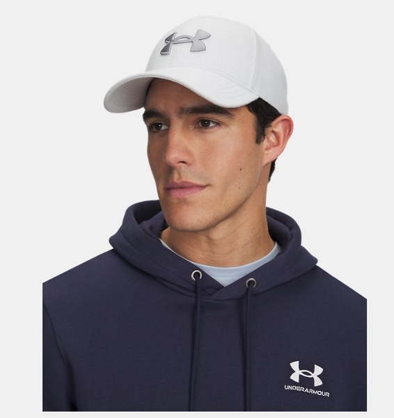 Gri Erkek UA Blitzing Low Brushed Ayarlanabilir Şapka