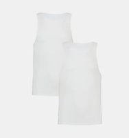 Erkek UA Performance Cotton Undershirt 2'li Paket Atlet