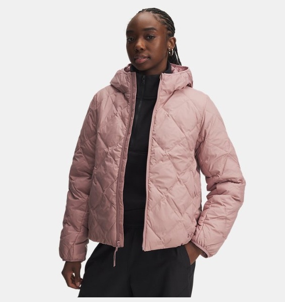 Pembe Kadın UA Legend Down Mont