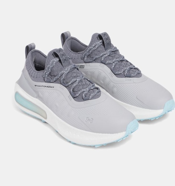 Gri Erkek UA Phantom Fore Golf Ayakkabısı