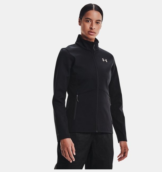 Siyah Kadın ColdGear® Infrared Shield Mont