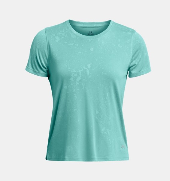 Turkuaz Kadın UA Launch Splatter Kısa Kollu T-shirt