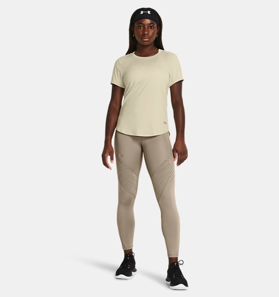 Kahverengi Kadın UA Vanish Elite Vent Bilekte Tayt