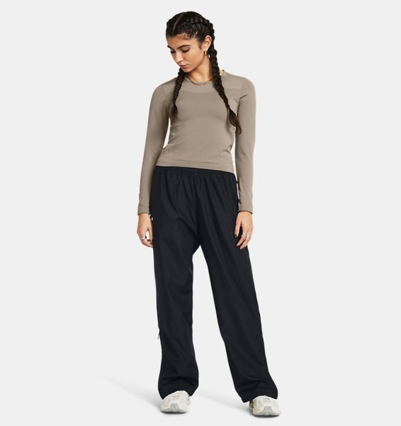 Kahverengi Kadın UA Vanish Elite Dikişsiz Uzun Kollu T-shirt