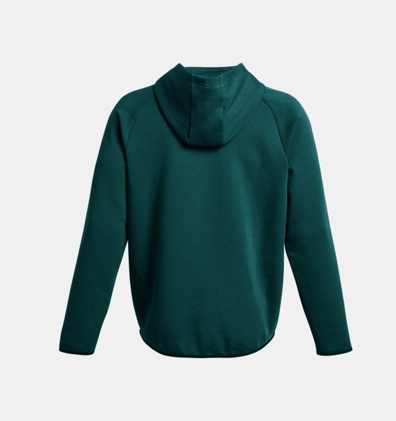 Petrol Yeşili Erkek UA Unstoppable Fleece Kapüşonlu Üst