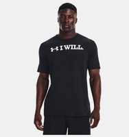 Erkek UA I Will Kısa Kollu T-shirt