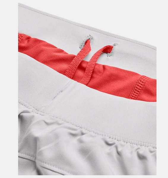 Gri Erkek UA Launch 2'si 1 arada Koşu Şortu