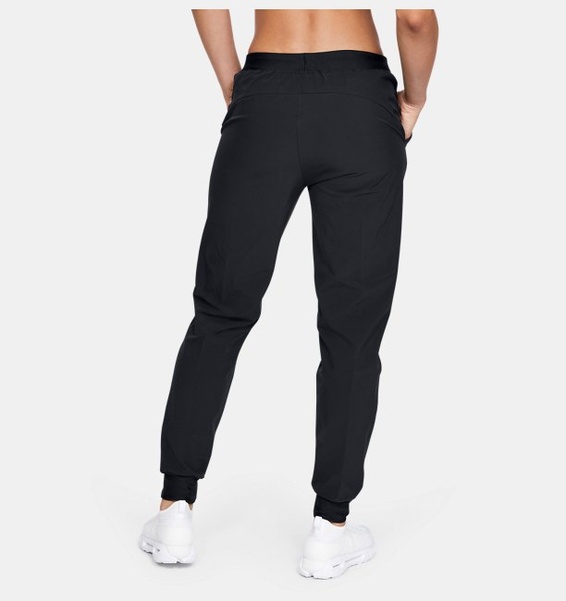 Siyah Kadın UA Armour Sport Dokuma Eşofman Altı